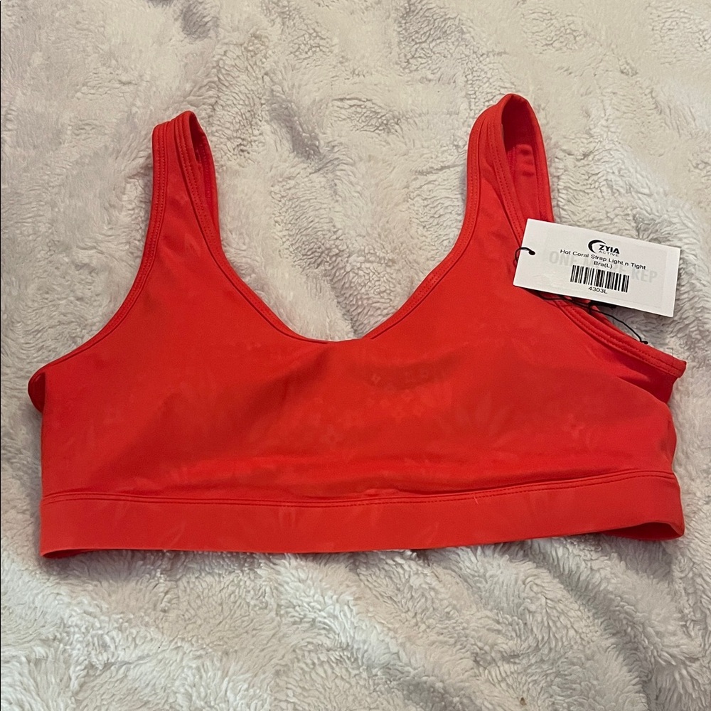 Coral  Sports Bra
